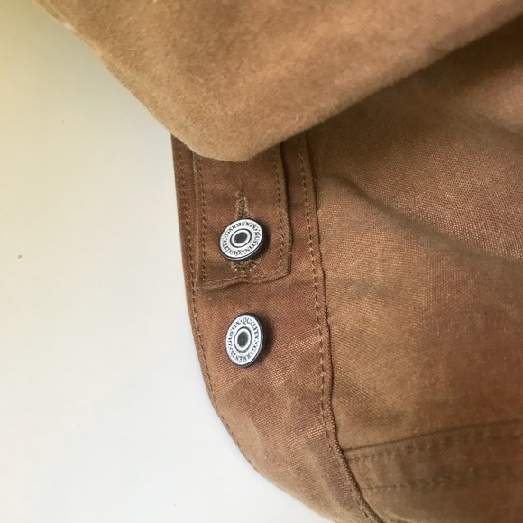 Original Trucker Jacket Waxed Brown size L - Picture 6 of 8